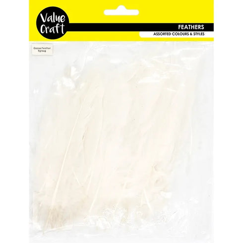 White Colours Goose Craft Feathers